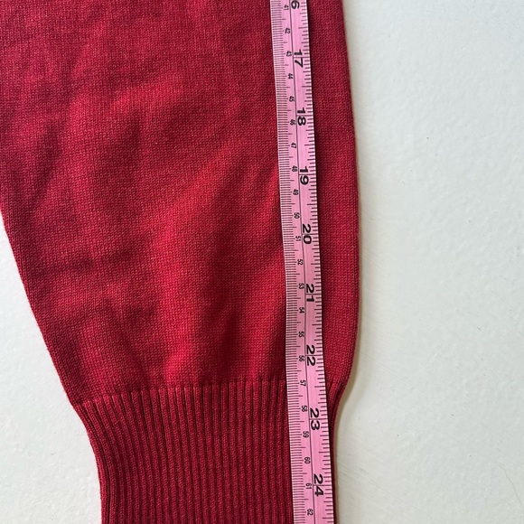 NWT.Jos. A. Bank Signature Red V-Neck Sweater XXL - Picture 10 of 11